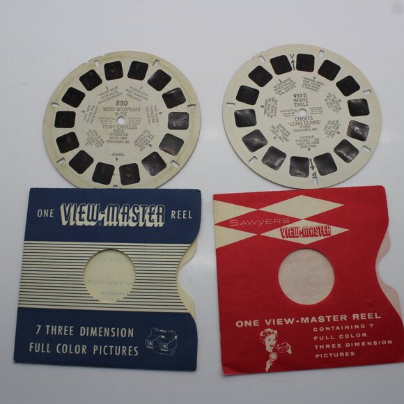 19 Vintage 1940s-50s Sawyers Single View-Master Reels Fairy Tales Hawaii Flowers - Picture 16 of 16